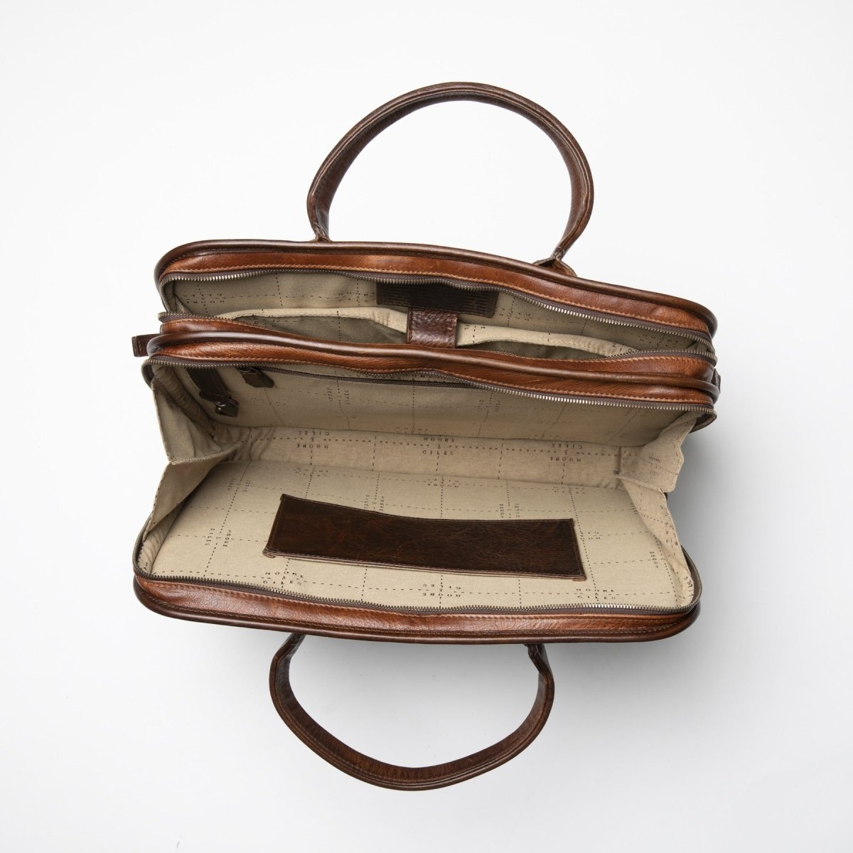 Haythe Commuter Bag - Leather Briefcase by Moore & Giles